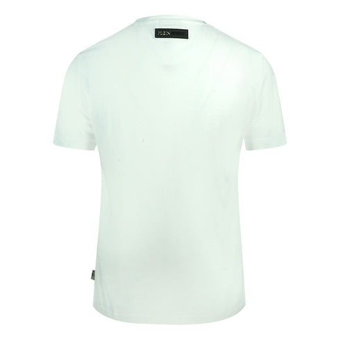 Plein Sport Bold Sport Logo White T-Shirt TIPS1103 01